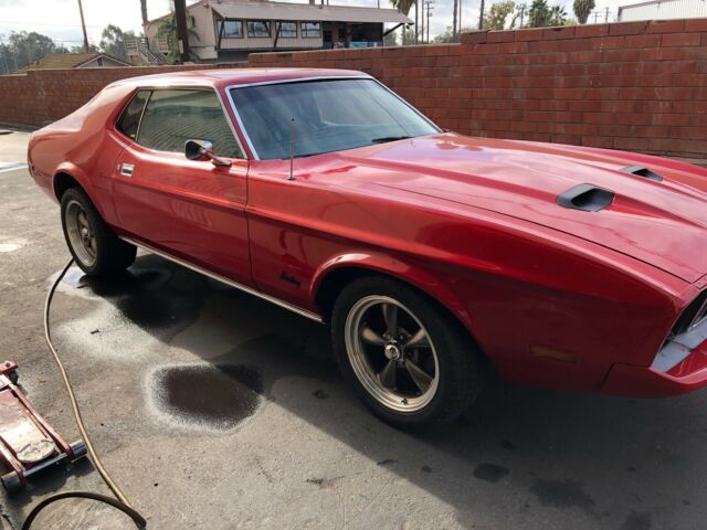 1973 Red Ford Mustang