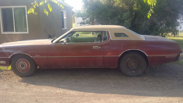 1973 Red Ford Thunderbird