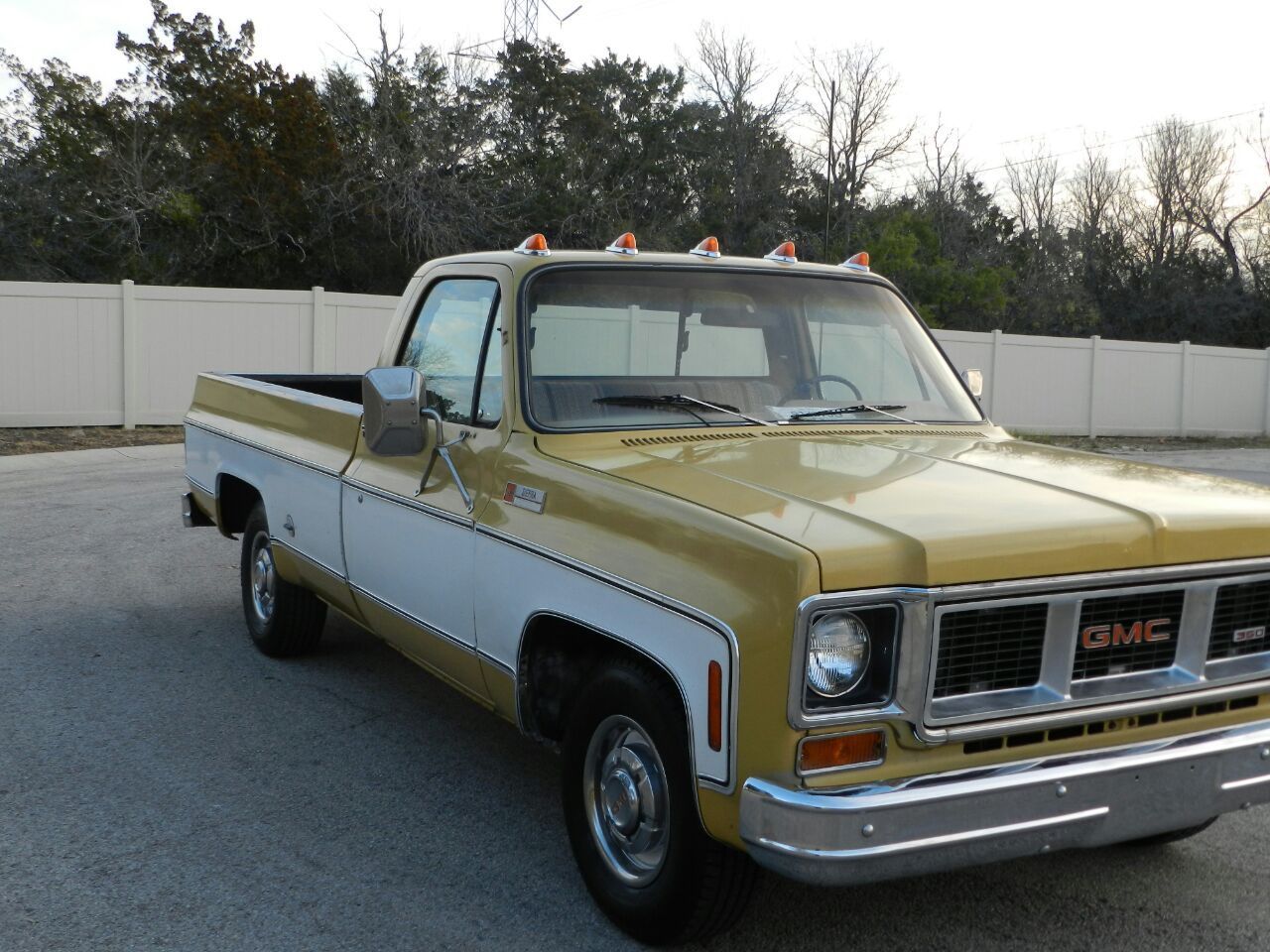 1973 Yellow GMC Sierra 1500 Standard Cab Pickup