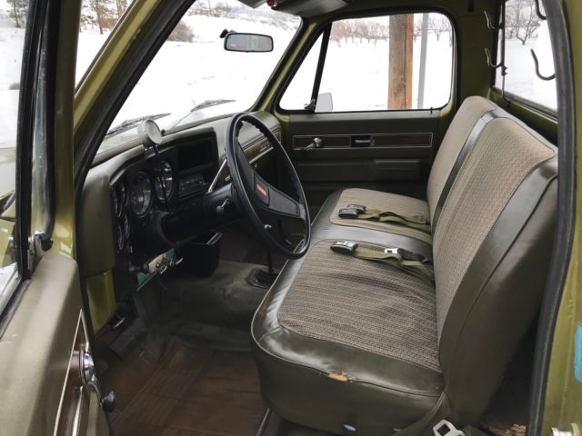 1973 Lime Green & White Chevrolet C/K Pickup 2500 Pickup