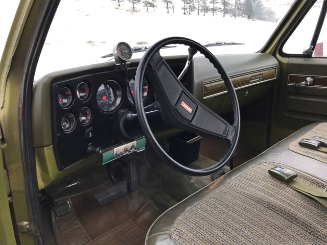 1973 Lime Green & White Chevrolet C/K Pickup 2500 Pickup