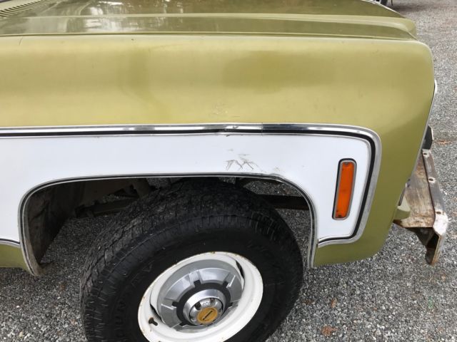 1973 Lime Green & White Chevrolet C/K Pickup 2500 Pickup