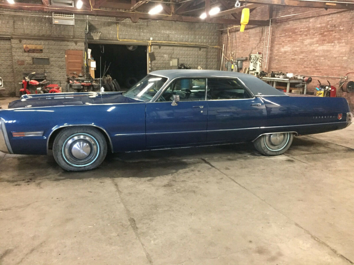 1973 Blue Chrysler Imperial Sedan