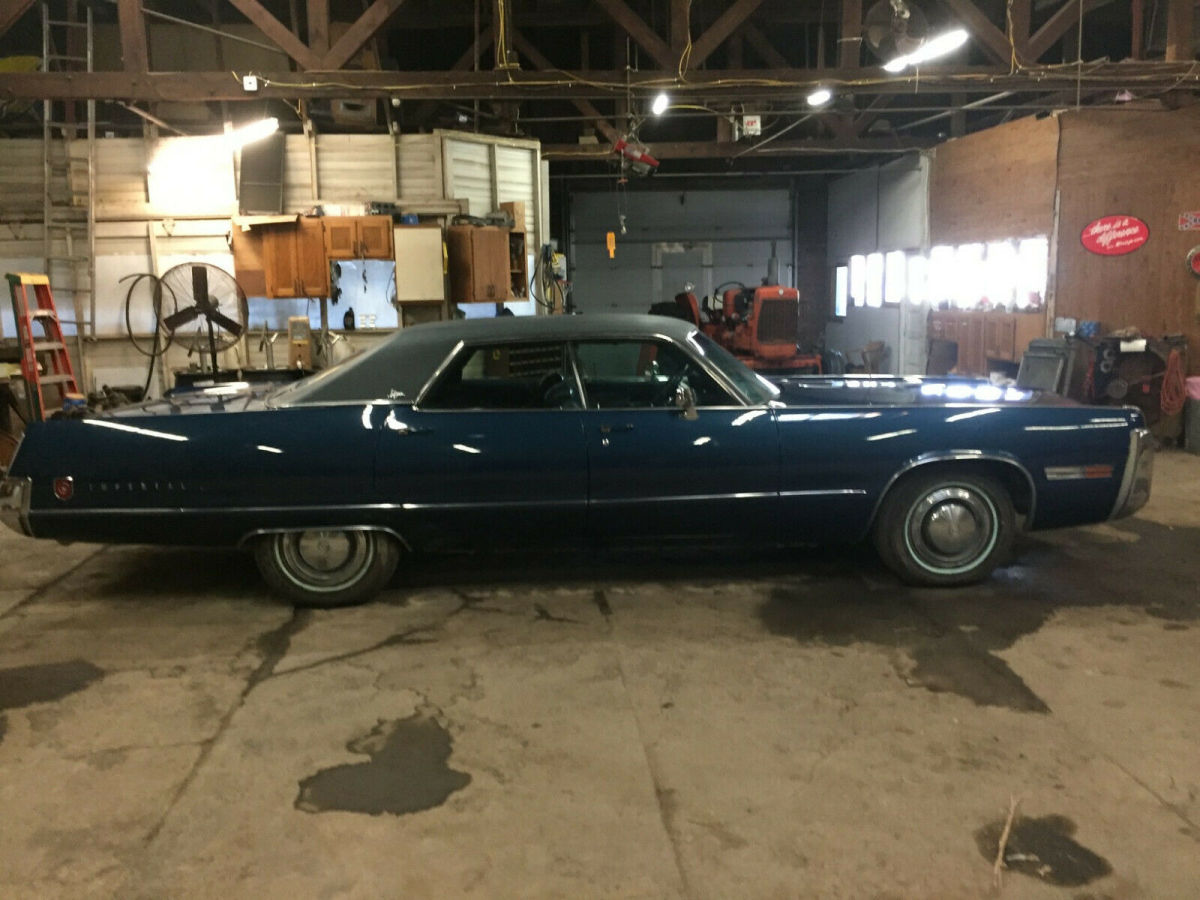 1973 Blue Chrysler Imperial Sedan