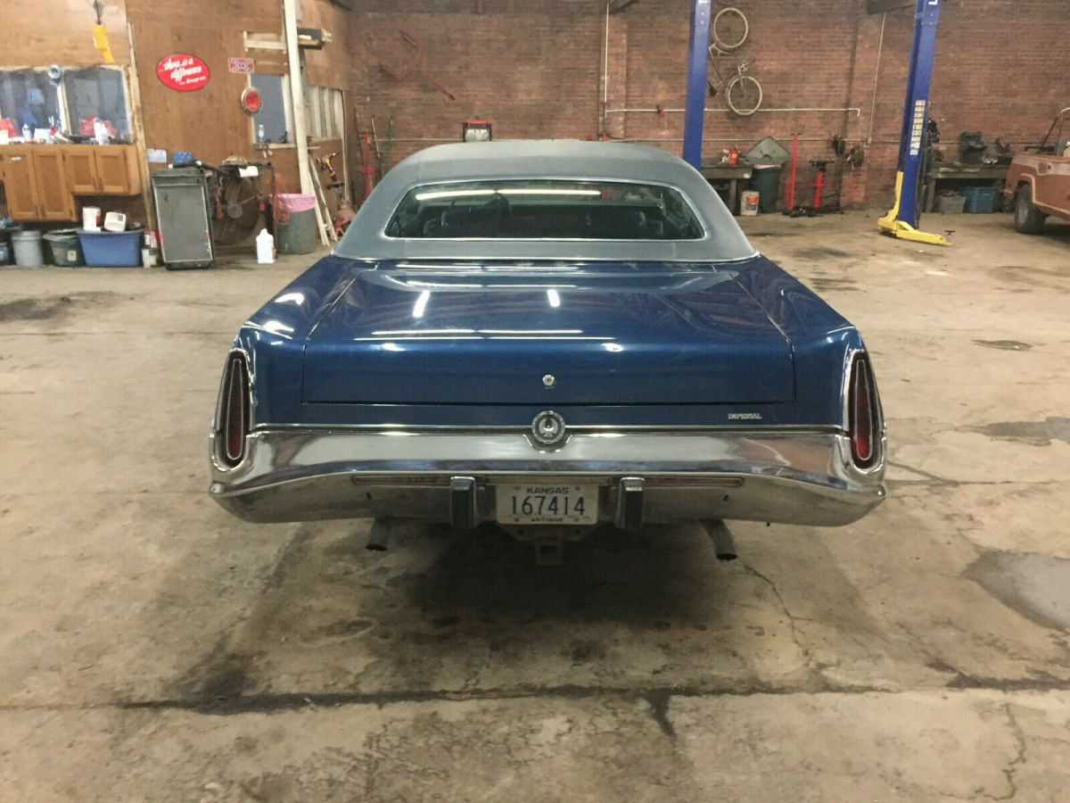 1973 Blue Chrysler Imperial Sedan