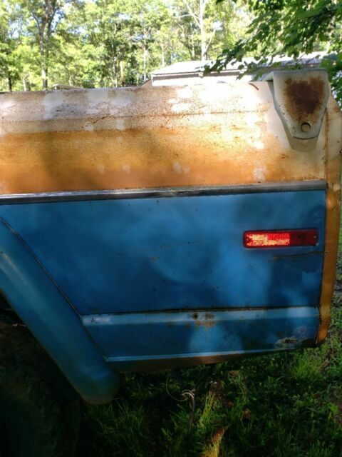 1973 Blue Jeep J4800 Standard Cab Pickup