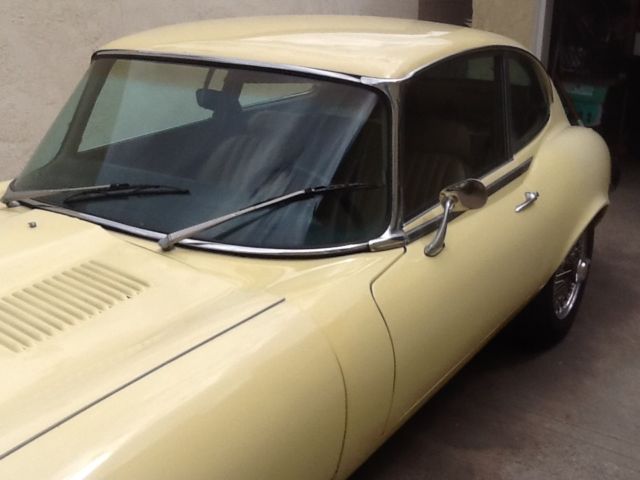 1973 Pale Primrose Jaguar E-Type 2+2