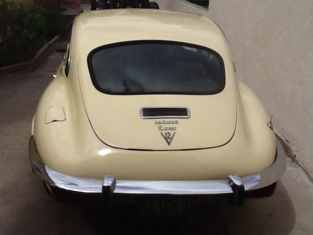1973 Pale Primrose Jaguar E-Type 2+2
