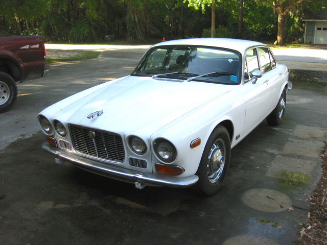 1973 White Jaguar XJ6 U/K