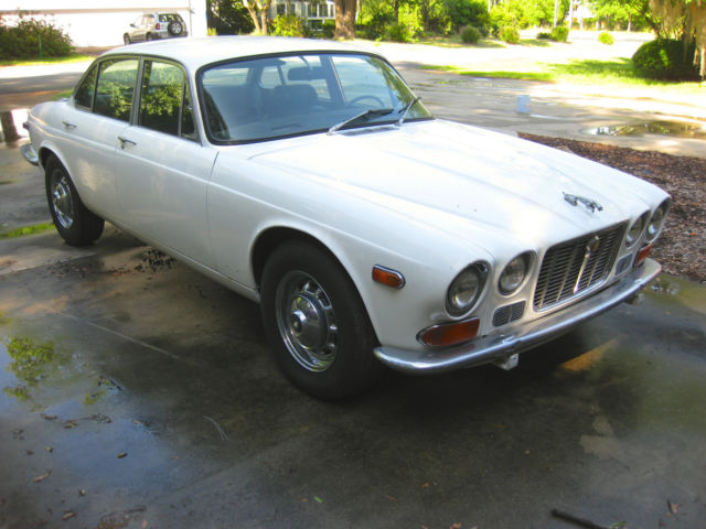 1973 White Jaguar XJ6 U/K
