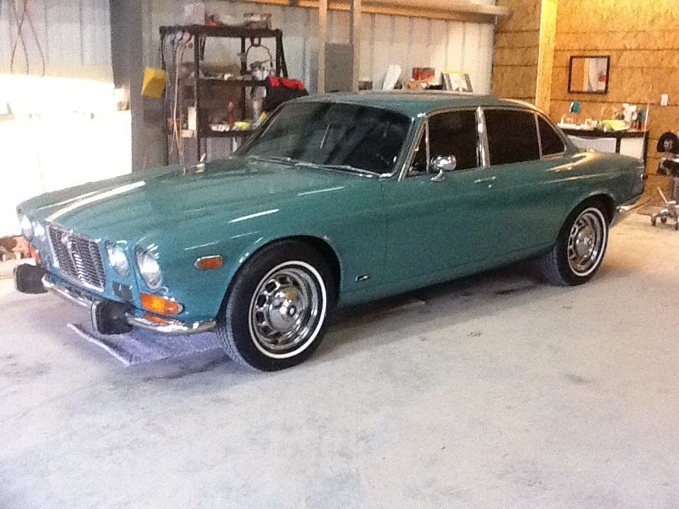 1973 Teal Jaguar XJ6 U/K