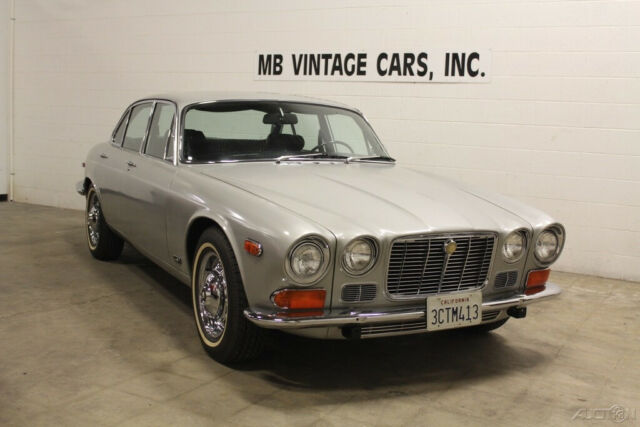 1973 Silver Jaguar XJ6 Sedan
