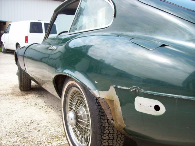 1973 Green Jaguar E-Type Coupe