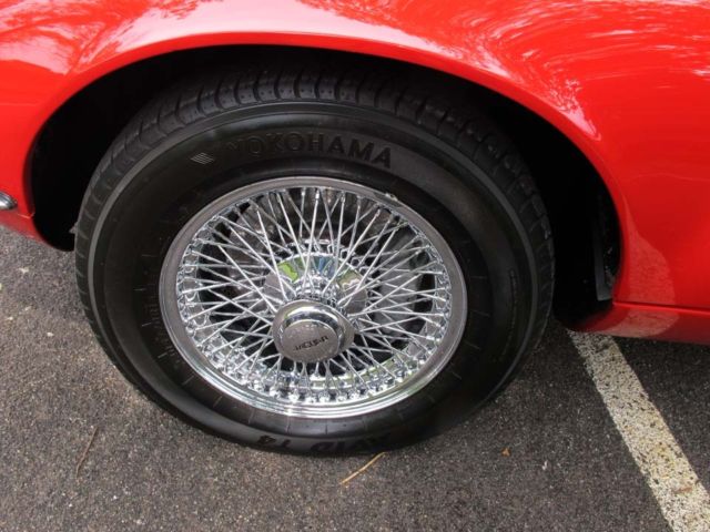 1973 Red Jaguar E-Type Convertible