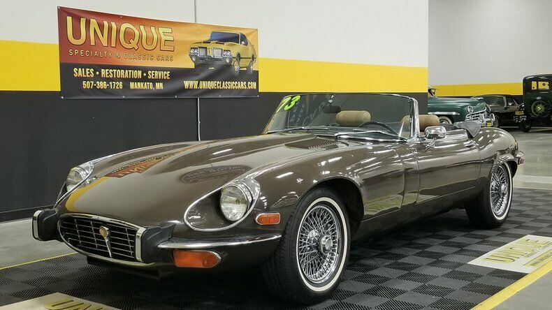 1973 Green Jaguar XKE Convertible