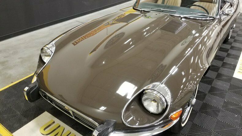 1973 Green Jaguar XKE Convertible