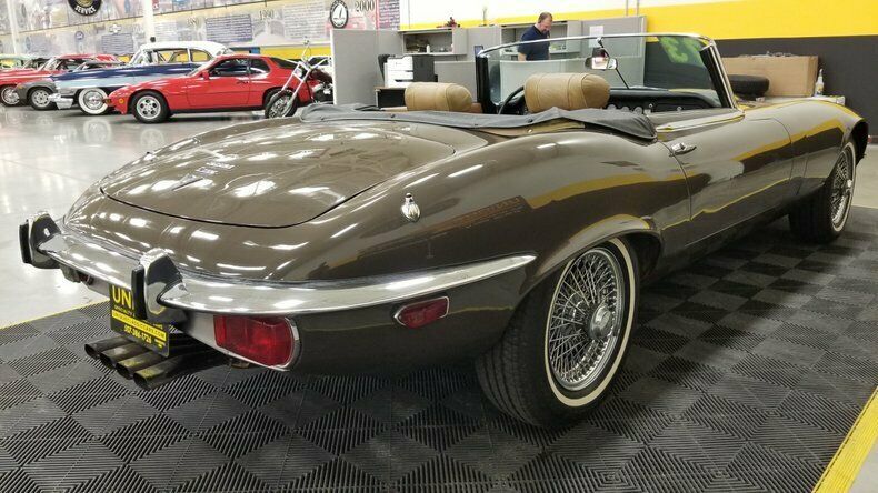 1973 Green Jaguar XKE Convertible