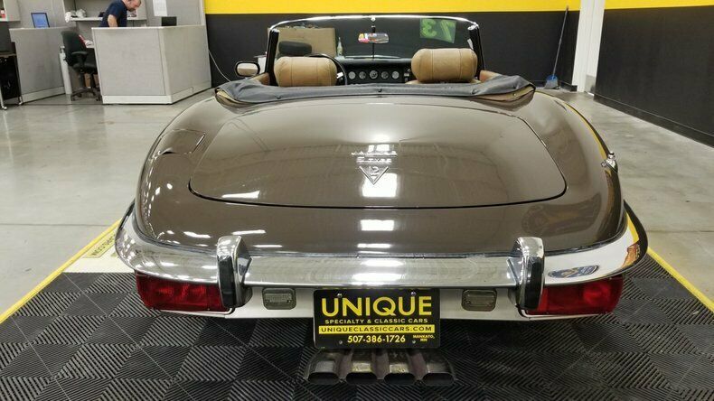 1973 Green Jaguar XKE Convertible