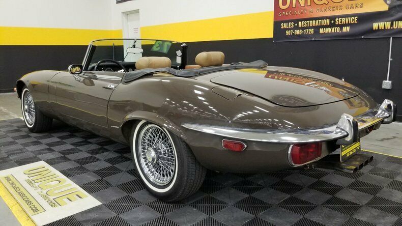 1973 Green Jaguar XKE Convertible