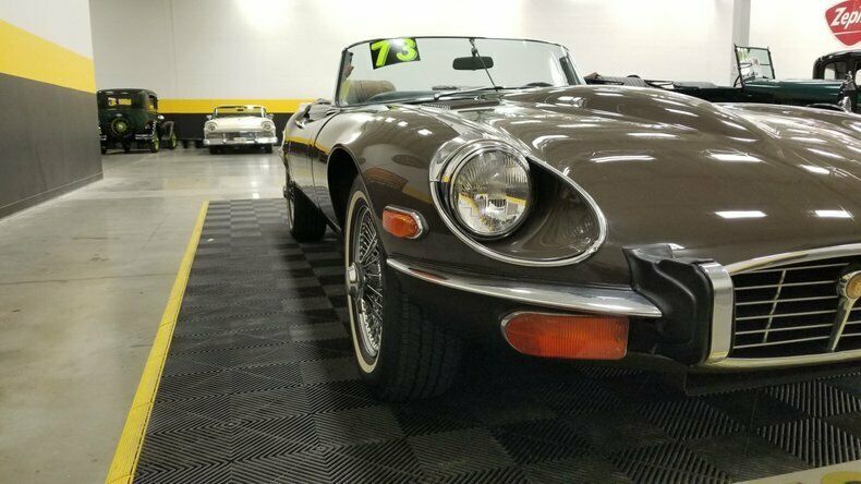 1973 Green Jaguar XKE Convertible