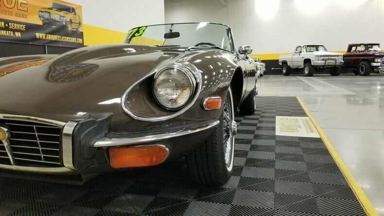 1973 Green Jaguar XKE Convertible