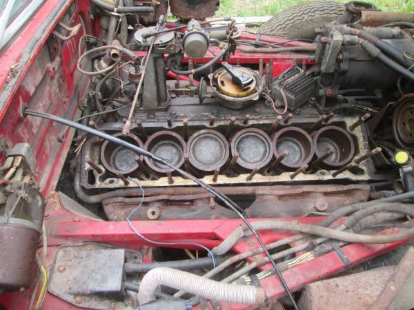 1973 Red Jaguar E-Type Coupe