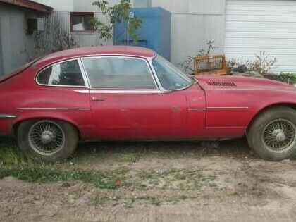 1973 Red Jaguar E-Type Coupe