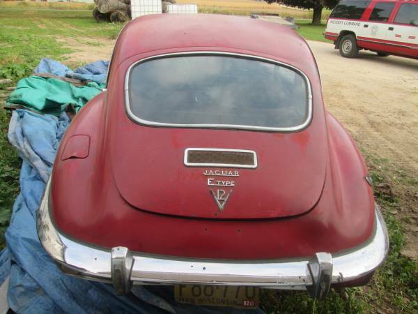 1973 Red Jaguar E-Type Coupe