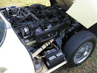 1973 Yellow Jaguar E-Type Coupe