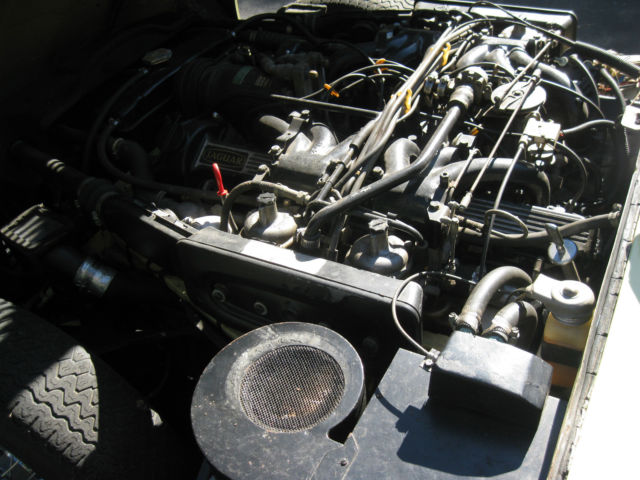 1973 Yellow Jaguar E-Type Coupe