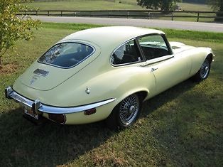 1973 Yellow Jaguar E-Type Coupe