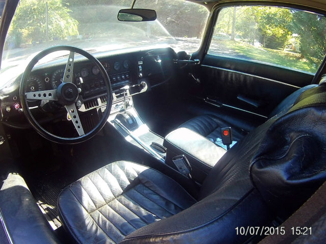 1973 Yellow Jaguar E-Type Coupe