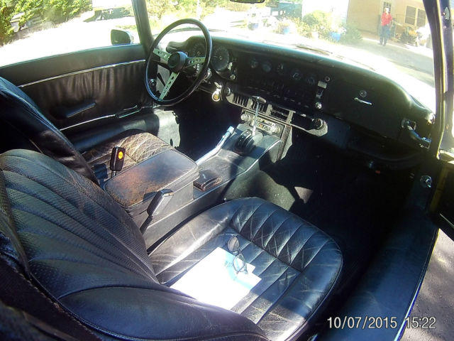 1973 Yellow Jaguar E-Type Coupe