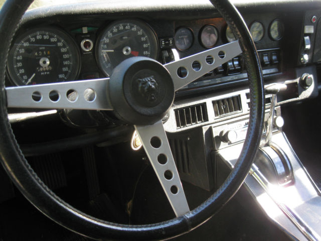 1973 Yellow Jaguar E-Type Coupe