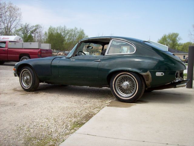 1973 Green Jaguar E-Type Coupe