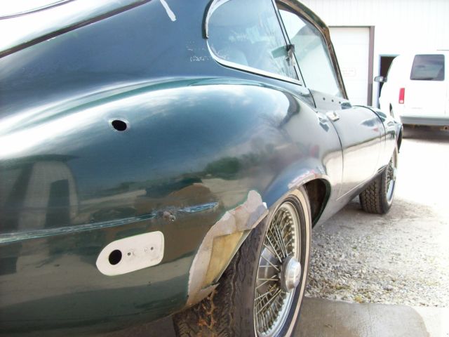 1973 Green Jaguar E-Type Coupe