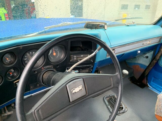 1973 Blue Chevrolet K5 Extended Cab Pickup