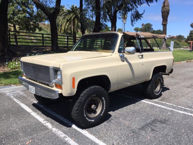 1973 Beige Chevrolet Blazer SUV