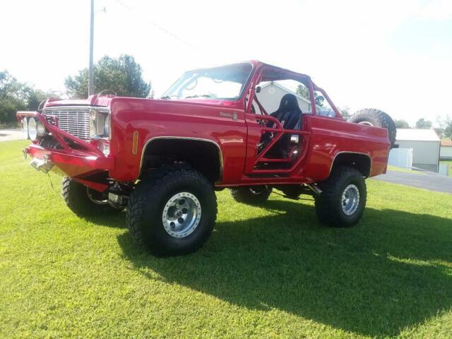 1973 Red Chevrolet Blazer Convertible