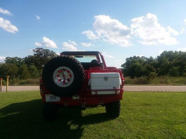 1973 Red Chevrolet Blazer Convertible