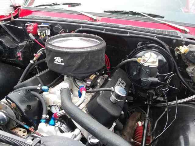 1973 Red Chevrolet Blazer Convertible