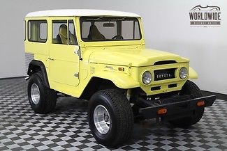 1973 Yellow Toyota Land Cruiser