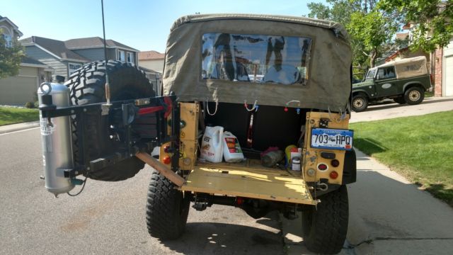 1973 Yellow Land Rover Defender