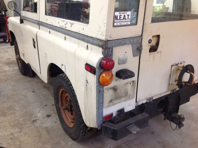 1973 Limestone Land Rover Series III 88 Station Wagon
