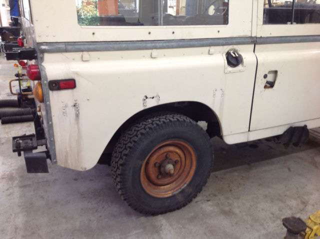 1973 Limestone Land Rover Series III 88 Station Wagon