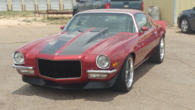 1973 Burgundy Chevrolet Camaro