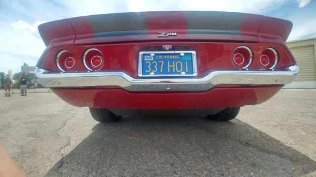 1973 Burgundy Chevrolet Camaro
