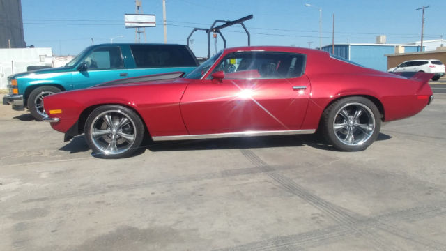 1973 Burgundy Chevrolet Camaro