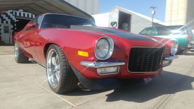1973 Burgundy Chevrolet Camaro