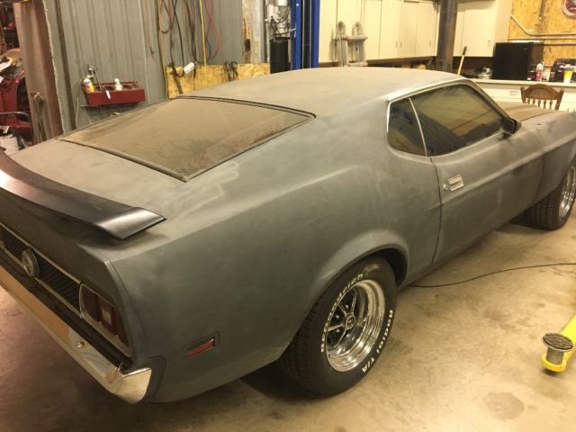 1973 Blue Ford Mustang Fastback